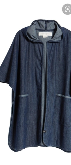 Blue hoodie cardigan sweater - Picture 5 of 9